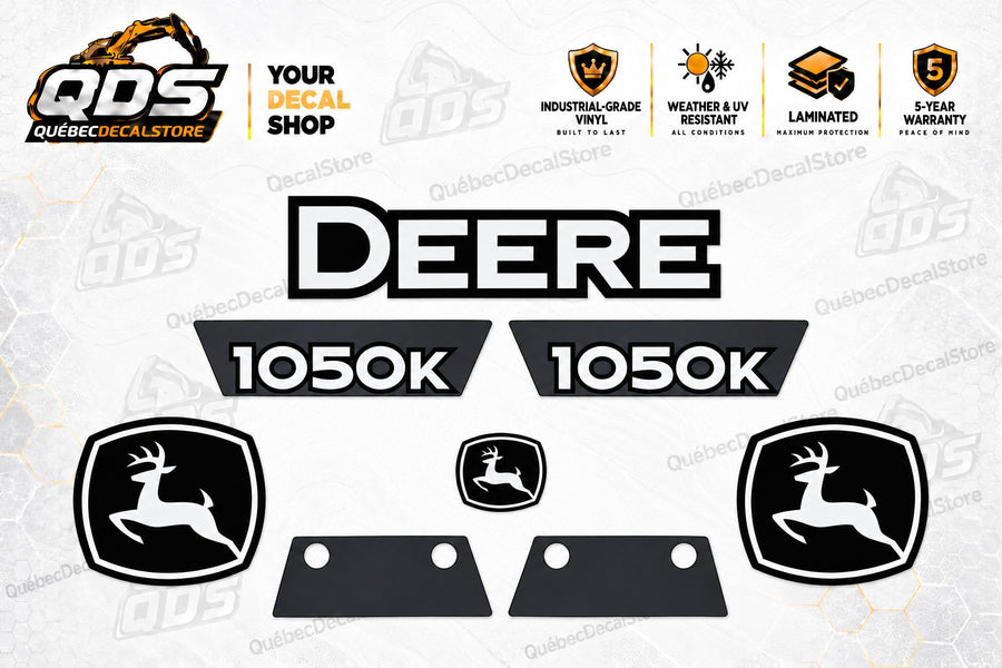 John Deere 1050K Crawler Dozer Decal Kit