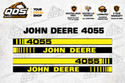 John Deere 4055 aftermarket decal kit concept preview; fitment and dimensions require confirmation before production