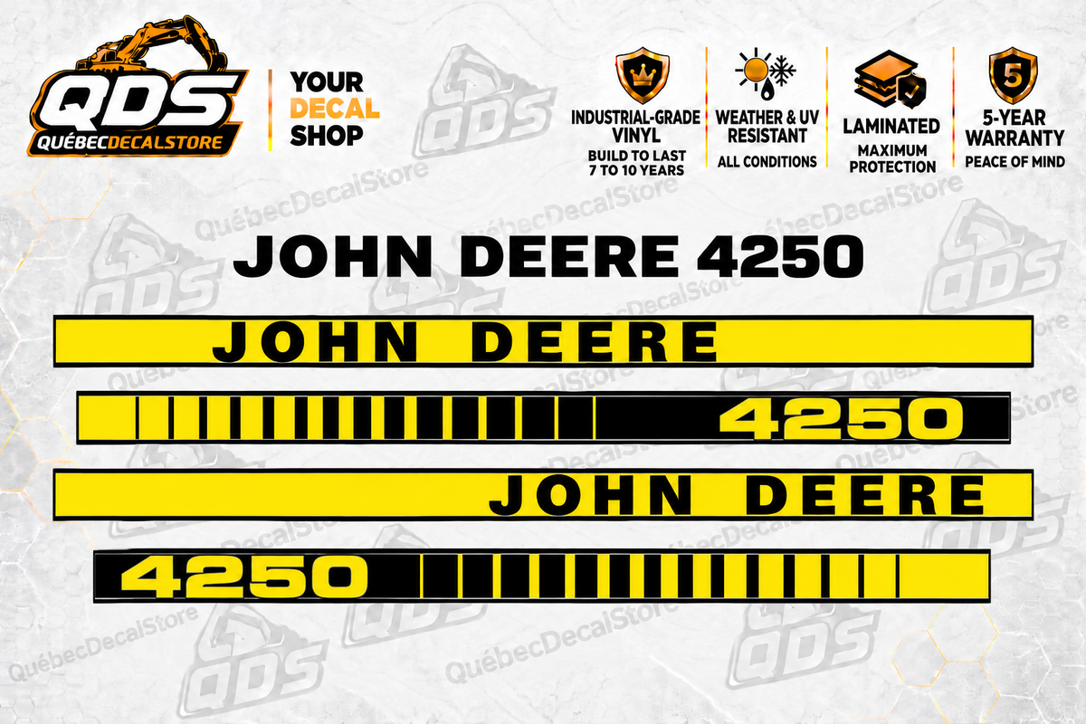 John Deere 4250 Tractor Decal Kit | QDS