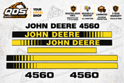 John Deere 4560 aftermarket decal kit concept preview; fitment and dimensions require confirmation before production