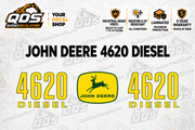 John Deere 4620 Diesel Tractor Decal Kit | QDS