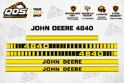 John Deere 4840 Tractor Decal Kit | QDS