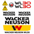 Kit Complet de décalcomanies pour Waker Neuson WL30QuébecDecalstore