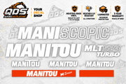 Kit adesivi per Manitou MLT523 Turbo