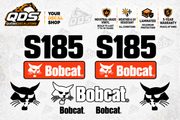 Bobcat S185 Decal Kit – Classic Block Graphics