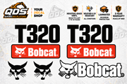 Bobcat T320 Decal Kit – Classic Block Graphics