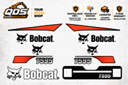 Bobcat T595 Decal Kit – Orange & Black Graphics