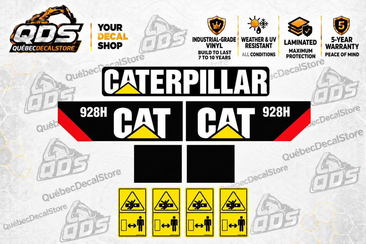 Aftermarket Decal Kit for Caterpillar 928H Wheel Loader