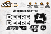 John Deere 135 P-Tier Excavator Decal Kit | QDS