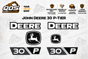 John Deere 30 P-Tier Excavator Decal Kit | QDS