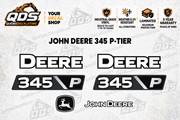 John Deere 345 P-Tier Excavator Decal Kit | QDS