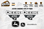 John Deere 470 P-Tier Excavator Decal Kit | QDS