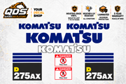 Komatsu D275AX-5 Dozer Decal Kit