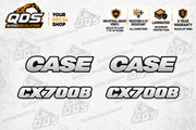 Case CX700B Excavator Decal Kit — Laminated Vinyl
