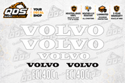 Volvo EC140C L Excavator Decal Kit – 7 Graphics
