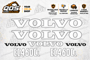 Volvo EC460C L Excavator Decal Kit – 7 Graphics