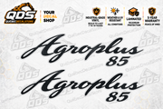 Deutz-Fahr Agroplus 85 Tractor Side Decal Kit — Laminated Vinyl