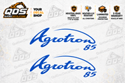 Deutz-Fahr Agrotron 85 Tractor Side Decal Kit — Laminated Vinyl