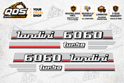 Landini 6060 Tractor Side Decal Kit — Laminated Vinyl
