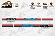 Landini 6830 paired side decal kit — QuébecDecalStore