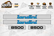 Landini 8500 paired side decal kit — QuébecDecalStore