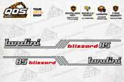 Landini Blizzard 85 paired side decal kit — QuébecDecalStore
