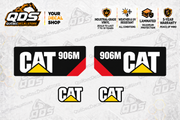 Caterpillar 906M Wheel Loader Decal Kit – 4 Graphics
