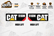 Caterpillar 918M Wheel Loader Decal Kit – 4 Graphics