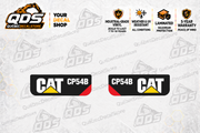 Caterpillar CP54B Soil Compactor Decal Kit – 2 Graphics