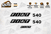 Fiat 540 Tractor Decal Kit