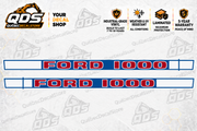 Kit de décalques de tracteur Ford 1000