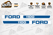Ford 1100 Tractor Decal Kit