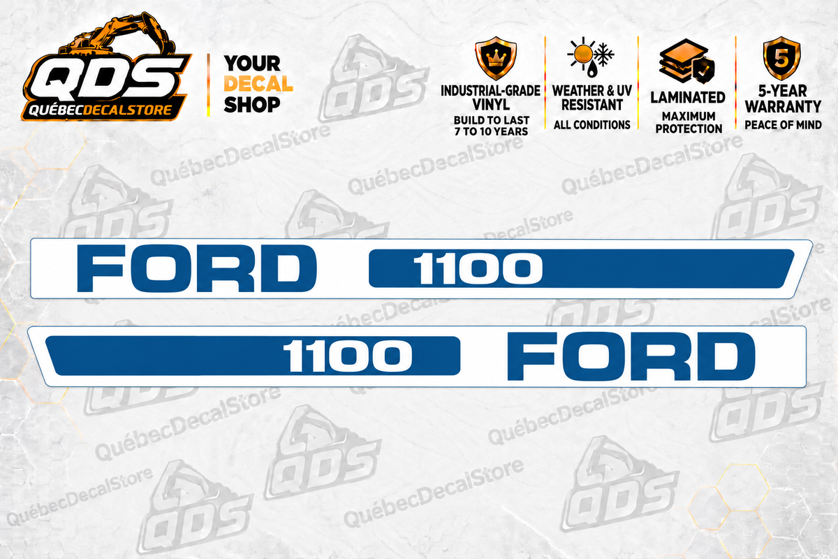Ford 1100 Tractor Decal Kit