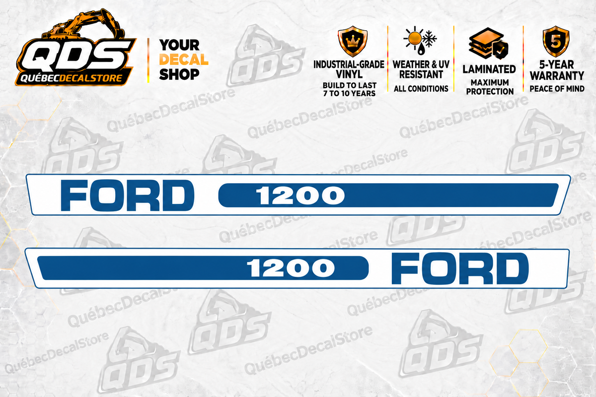 Ford 1200 Tractor Decal Kit