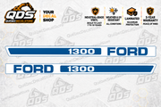 Ford 1300 Tractor Decal Kit