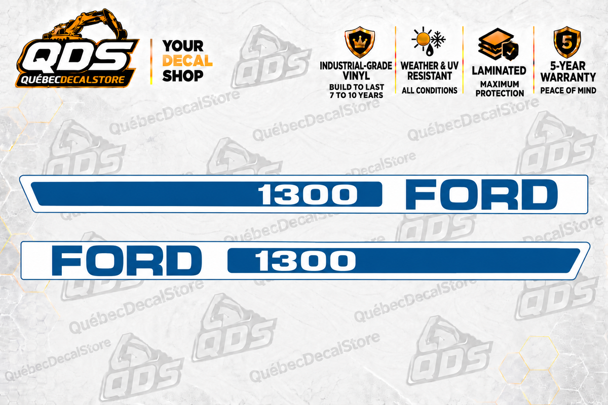 Ford 1300 Tractor Decal Kit