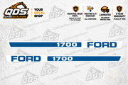 Ford 1700 Tractor Decal Kit