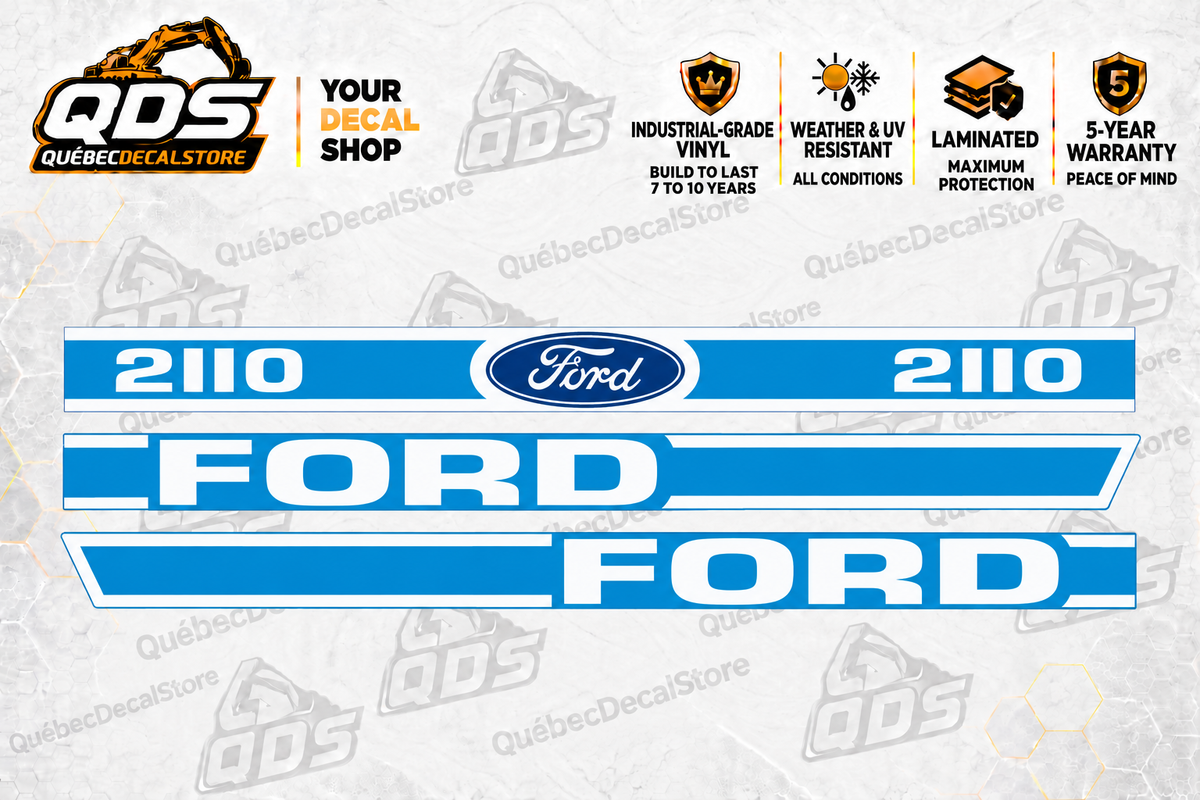 Ford 2110 Tractor Decal Kit