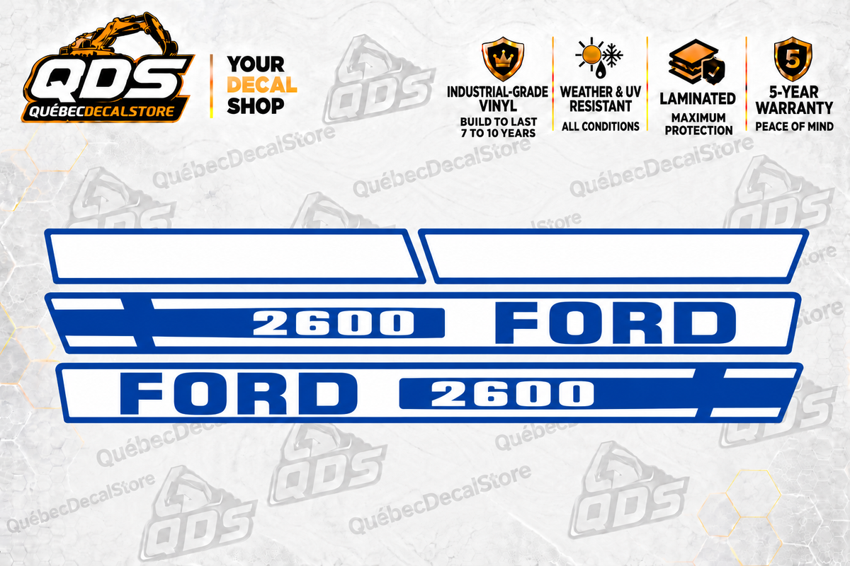 Ford 2600 Tractor Decal Kit