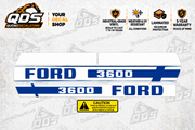 Ford 3600 Tractor Decal Kit