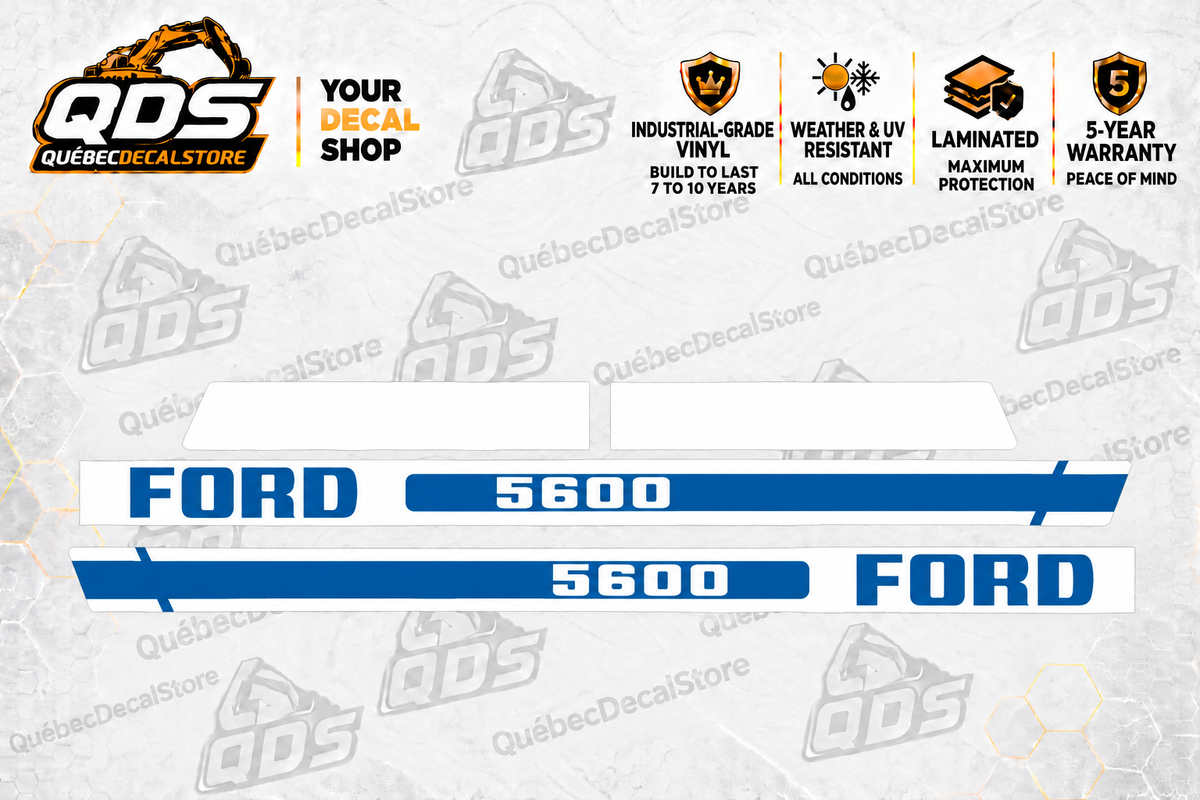 Ford 5600 Tractor Decal Kit