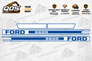 Ford 6600 Tractor Decal Kit