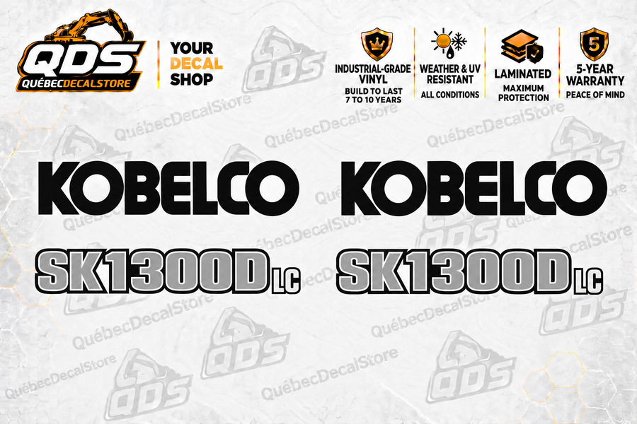 Kobelco SK1300DLC-11 Demolition Excavator Decal Kit