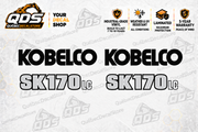 Kobelco SK170LC-11 Excavator Decal Kit