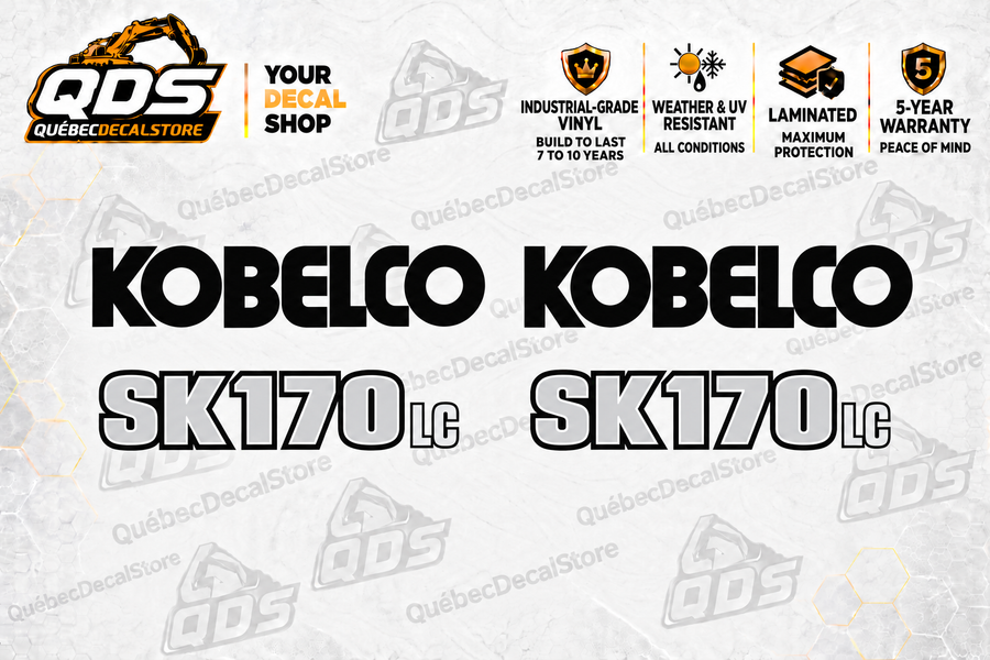 Kobelco SK170LC-11 Excavator Decal Kit