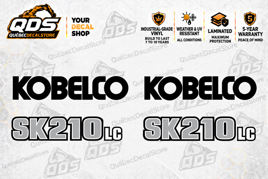 Kobelco SK210LC-11 Excavator Decal Kit