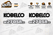 Kobelco SK270SRLC-7 Excavator Decal Kit