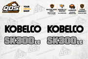 Kobelco SK300LC-11 Excavator Decal Kit