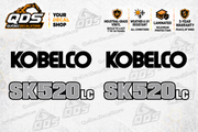 Kobelco SK520LC-11 Excavator Decal Kit