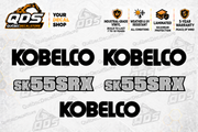 Kobelco SK55SRX-7 Mini Excavator Decal Kit